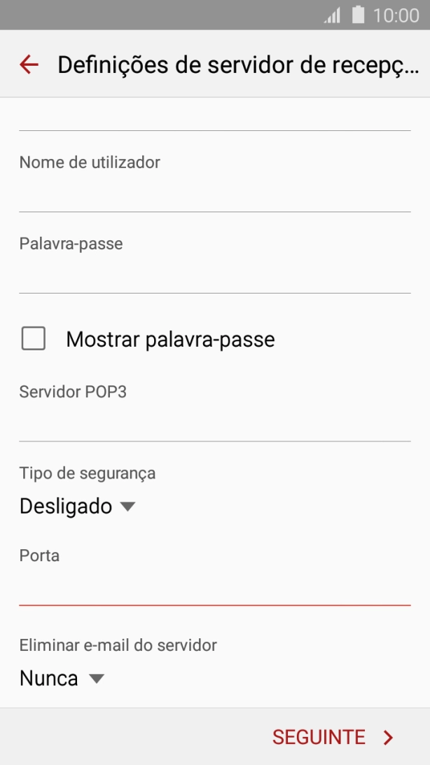 Prima a lista suspensa sob 