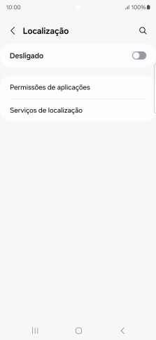 Prima o indicador para ativar ou desativar a função.