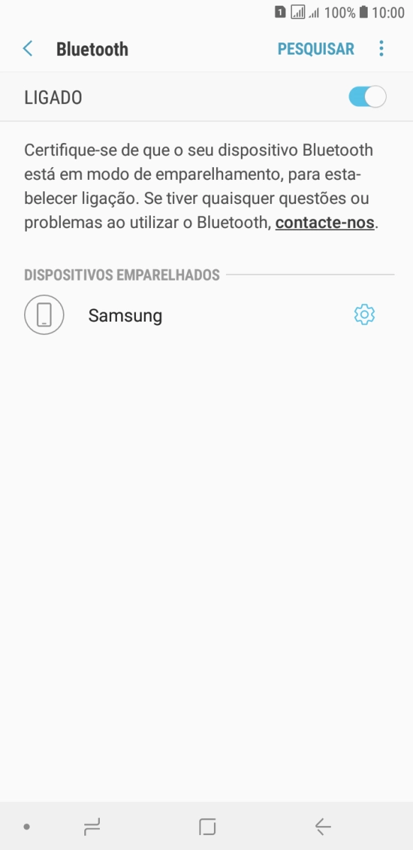Prima a tecla de início para terminar e voltar ao ecrã inicial.