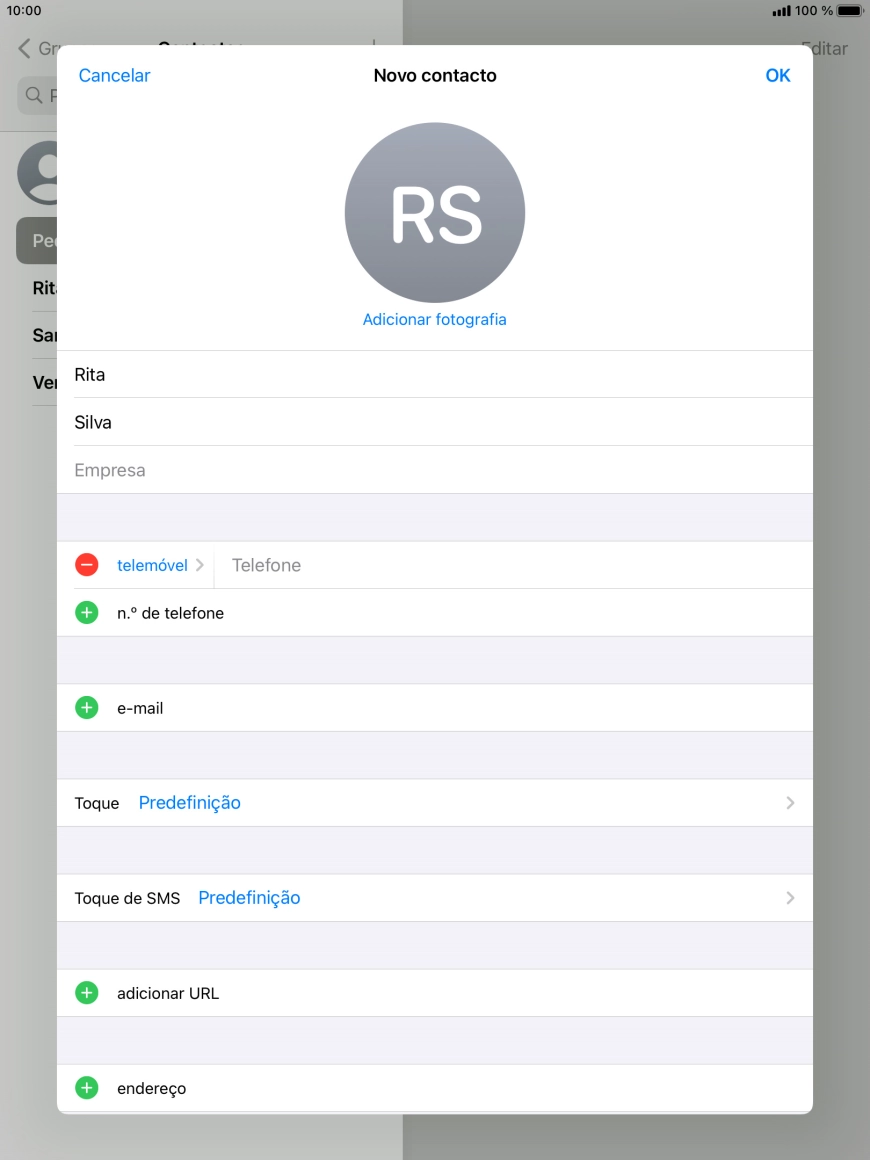 Prima Telefone e introduza o número de telefone pretendido.
