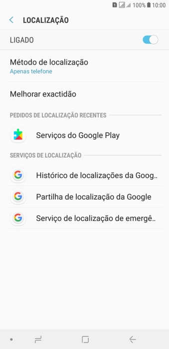 Prima Método de localização.
