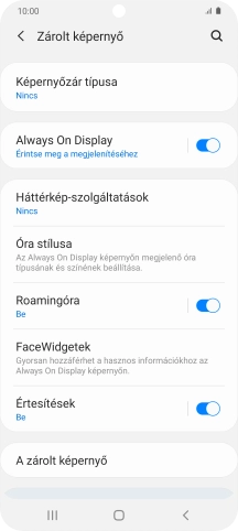A befejezéshez, és ahhoz, hogy visszatérhess a főképernyőhöz, nyomd meg a főgombot.