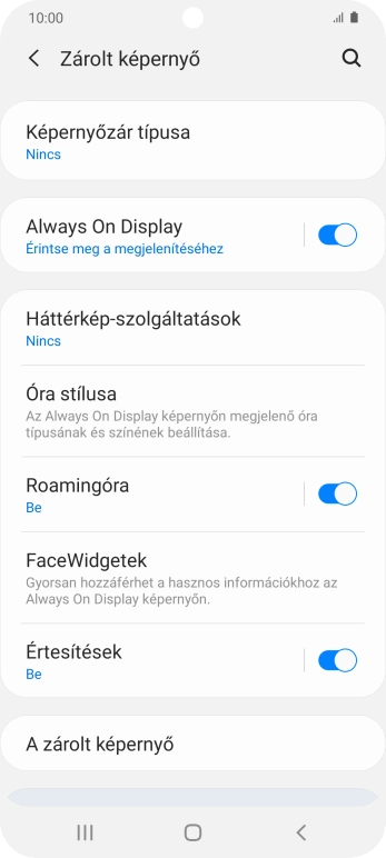 A befejezéshez, és ahhoz, hogy visszatérhess a főképernyőhöz, nyomd meg a főgombot.