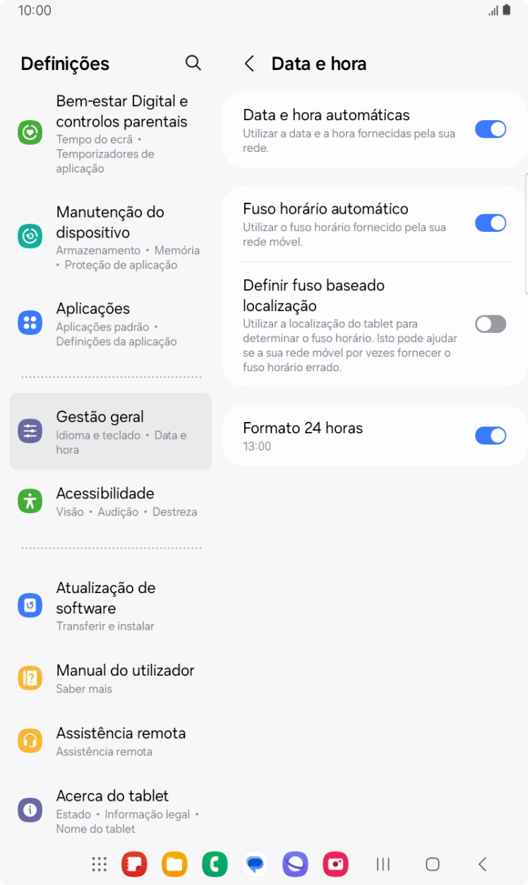 Prima a tecla de início para terminar e voltar ao ecrã inicial.