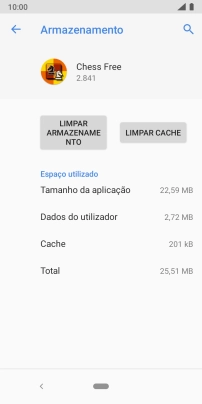 Prima LIMPAR CACHE.