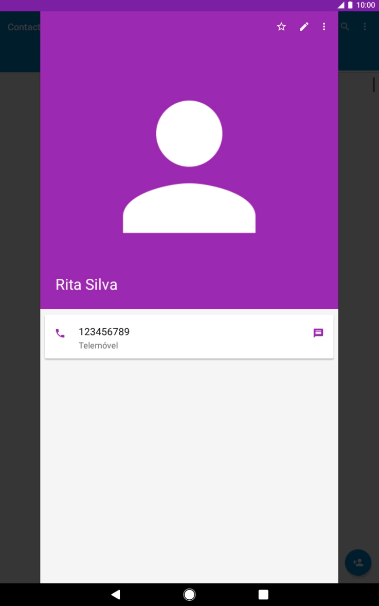 Prima a tecla de início para terminar e voltar ao ecrã inicial.