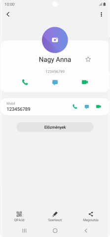 A befejezéshez, és ahhoz, hogy visszatérhess a főképernyőhöz, nyomd meg a főgombot.