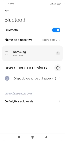 Prima a tecla de início para terminar e voltar ao ecrã inicial.