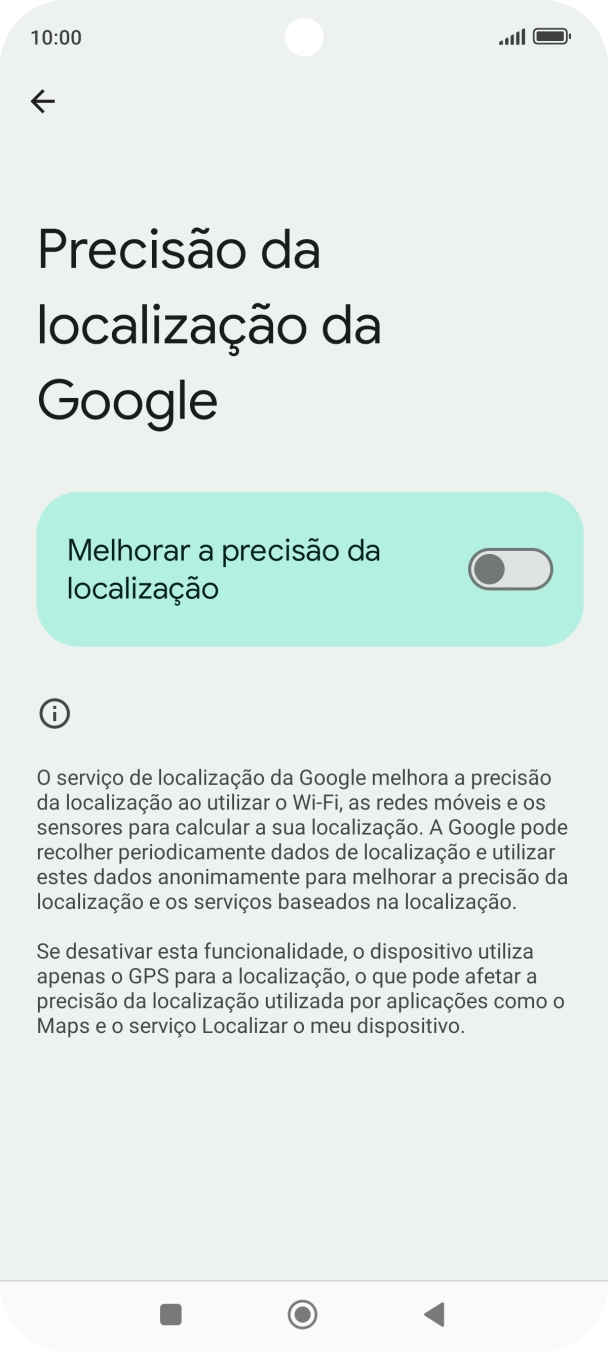 Se premir o indicador junto a 