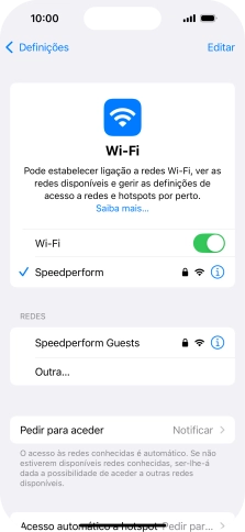 Para voltar ao ecrã inicial, deslize o dedo de baixo para cima a partir da base do ecrã.