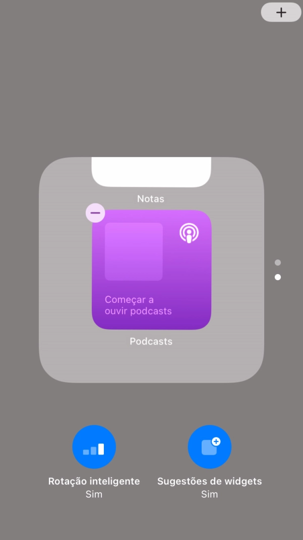Prima Rotação inteligente para ativar ou desativar a função.