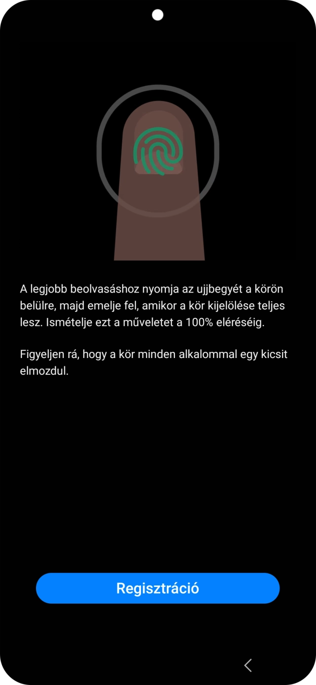 Válaszd a Regisztráció lehetőséget.