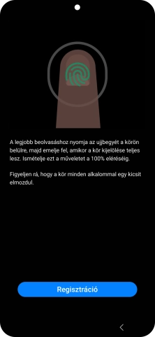 Válaszd a Regisztráció lehetőséget.
