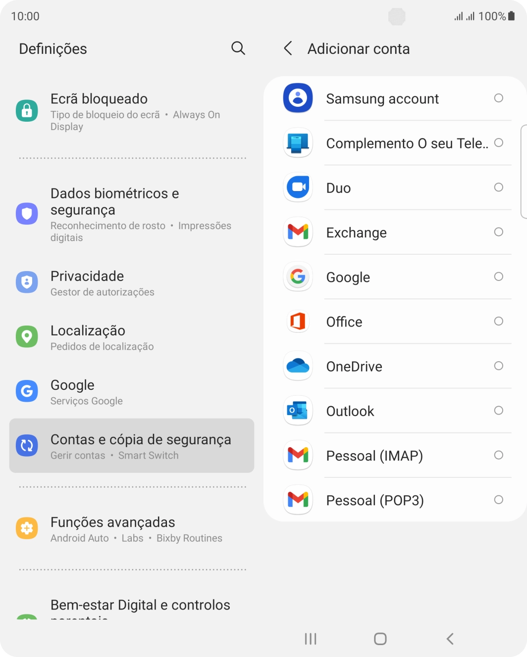Prima Pessoal (IMAP).