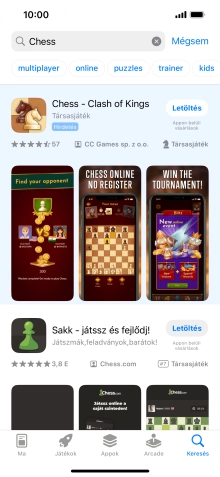 Kattints a kívánt alkalmazásra.