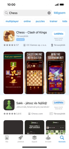 Kattints a kívánt alkalmazásra.