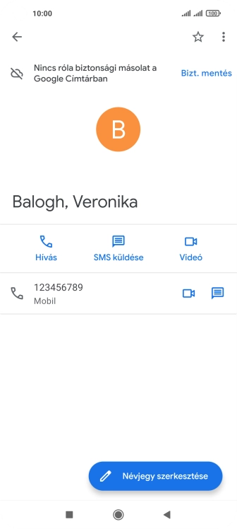 A befejezéshez, és ahhoz, hogy visszatérhess a főképernyőhöz, nyomd meg a főgombot.