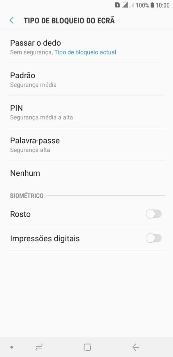 Prima Impressões digitais.