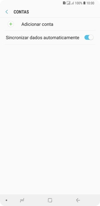 Prima Adicionar conta.