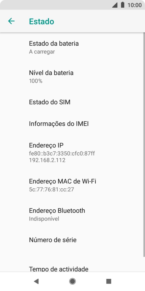 Prima Informações do IMEI.