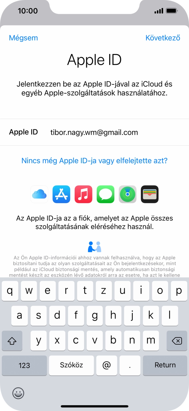 Válaszd a Következő lehetőséget.