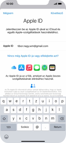 Válaszd a Következő lehetőséget.