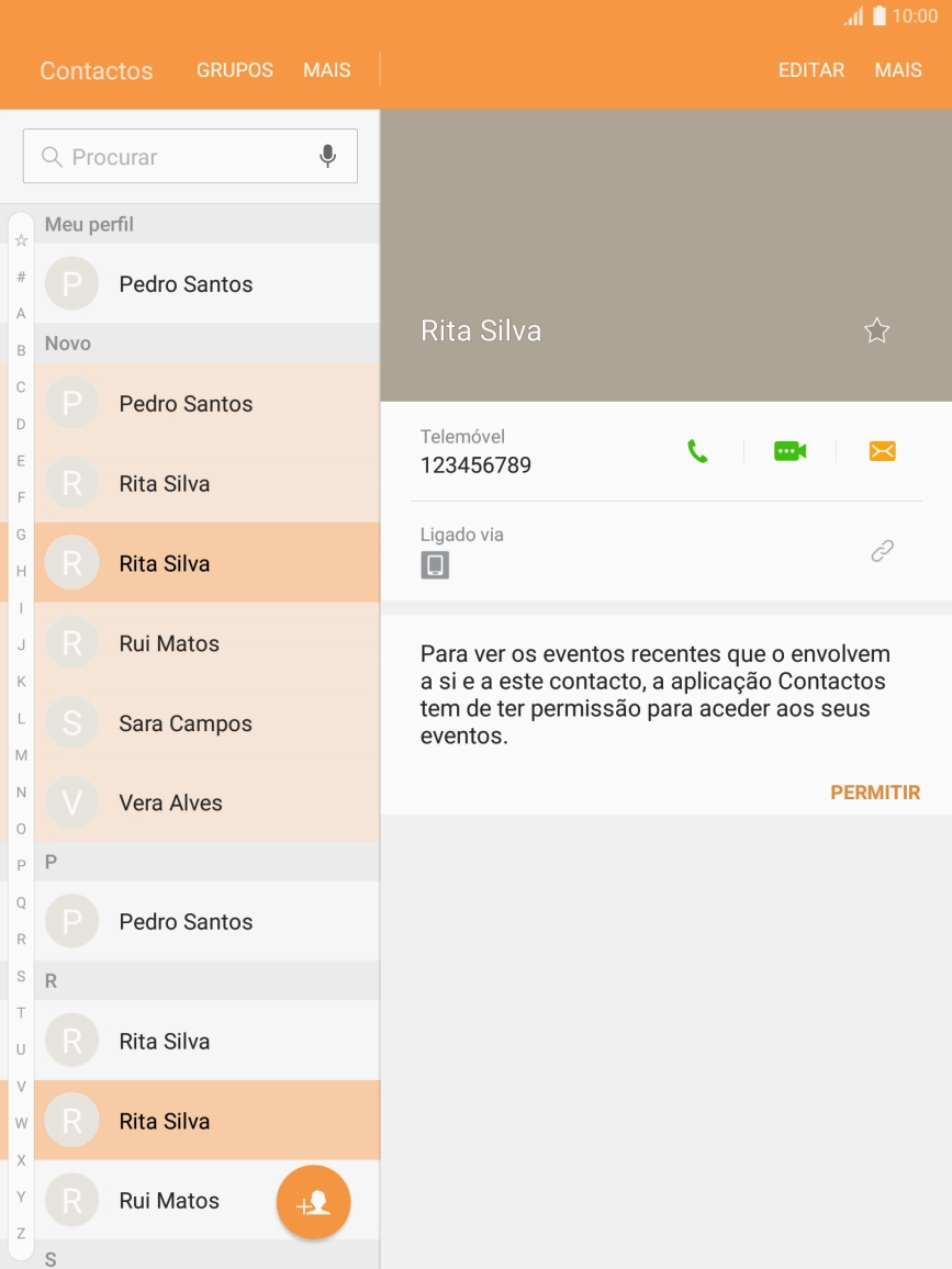 Prima a tecla de início para terminar e voltar ao ecrã inicial.