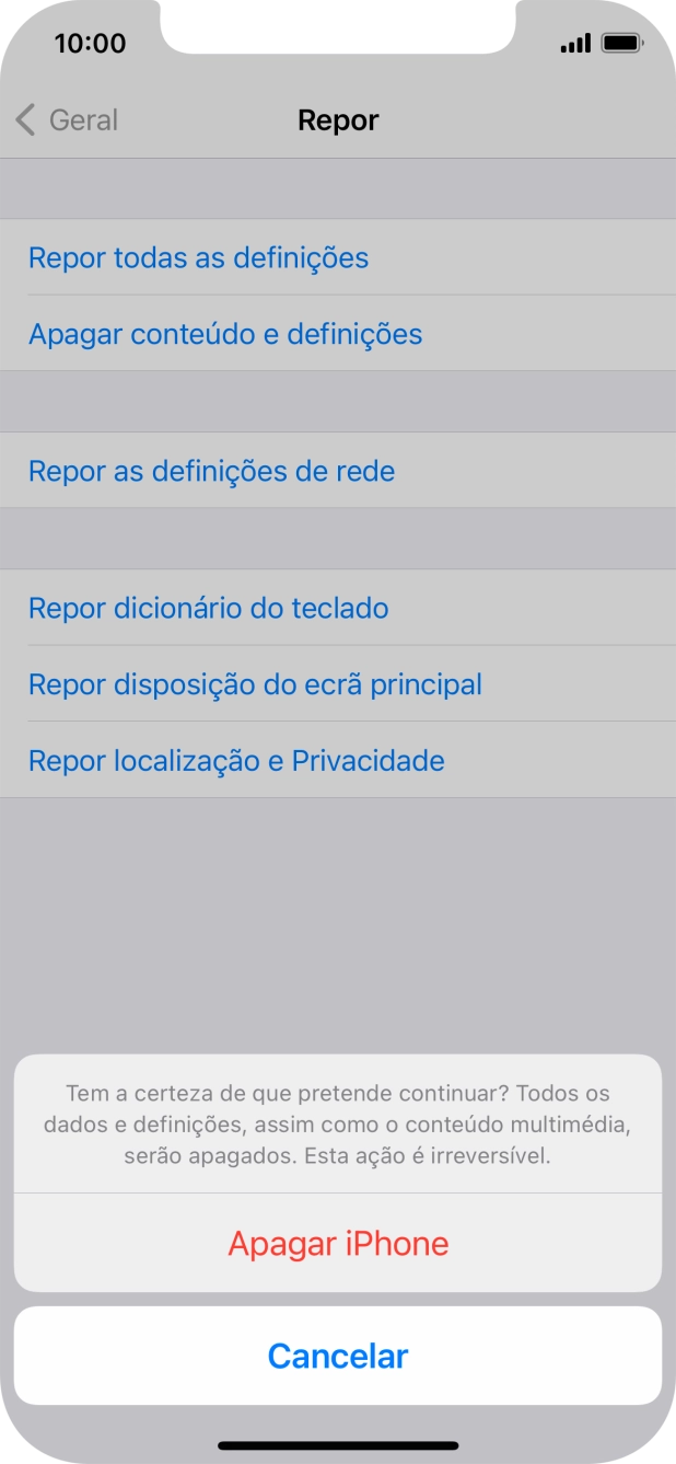 Prima Apagar iPhone.