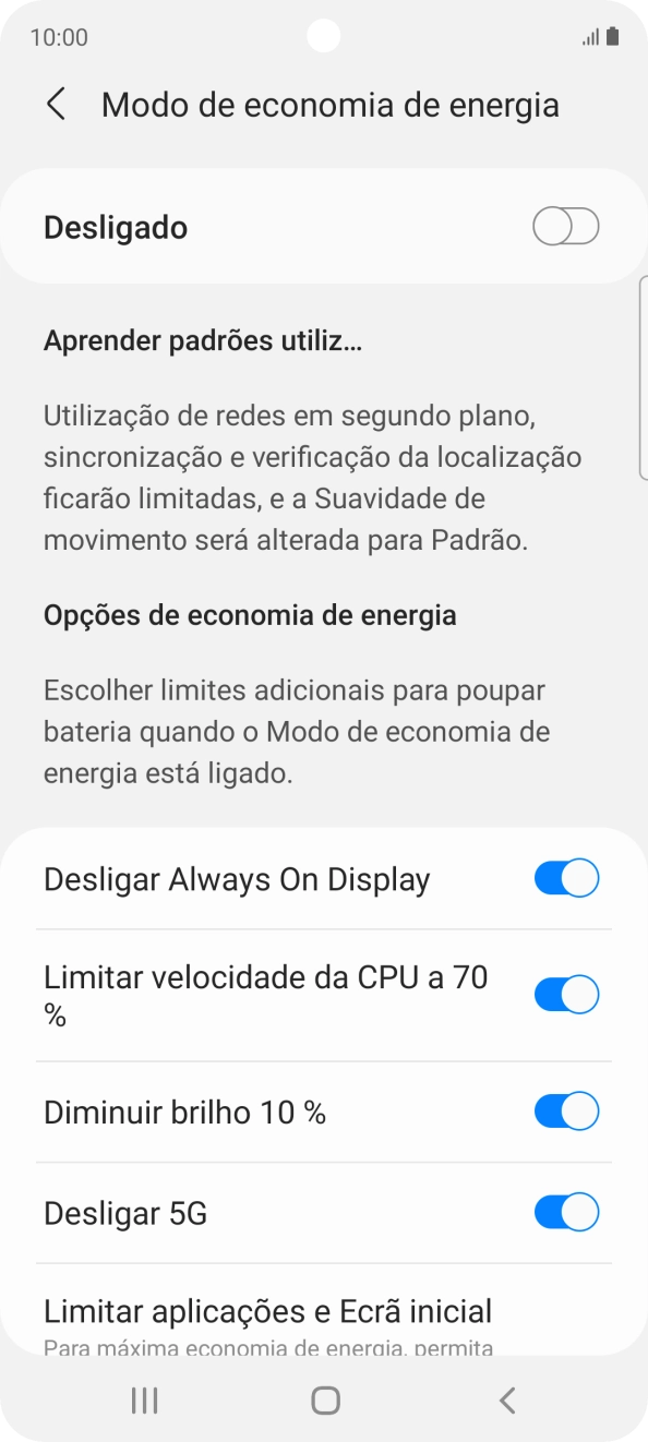 Prima os indicadores  junto das definições pretendidas.