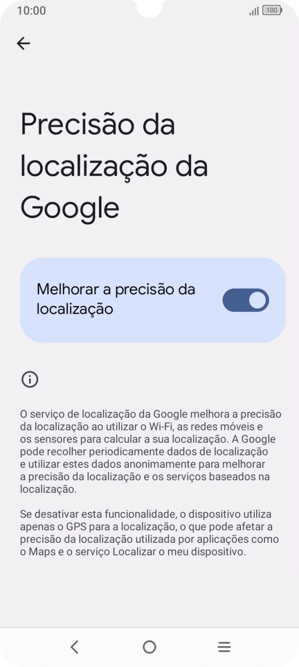 Se premir o indicador junto a 