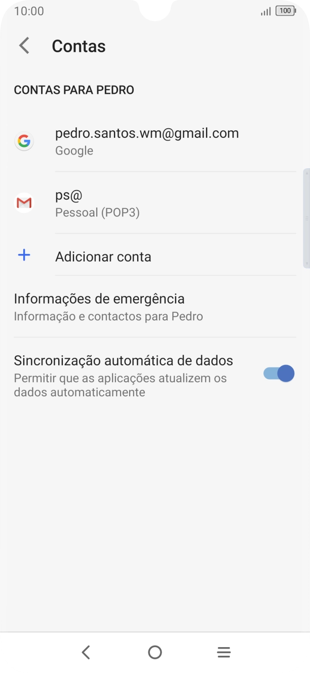 Prima a tecla de início para terminar e voltar ao ecrã inicial.