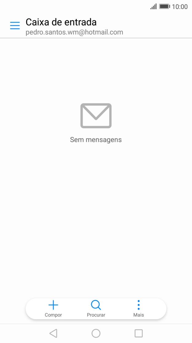 Deslize o dedo sobre o ecrã da esquerda para a direita.