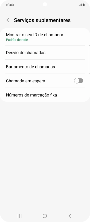 Prima Mostrar o seu ID de chamador.
