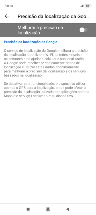 Se premir o indicador junto a 