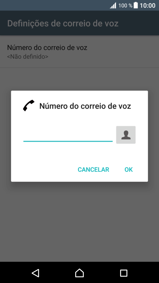 Introduza 123 e prima OK.