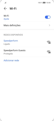 Para voltar ao ecrã inicial, deslize o dedo de baixo para cima a partir da base do ecrã.