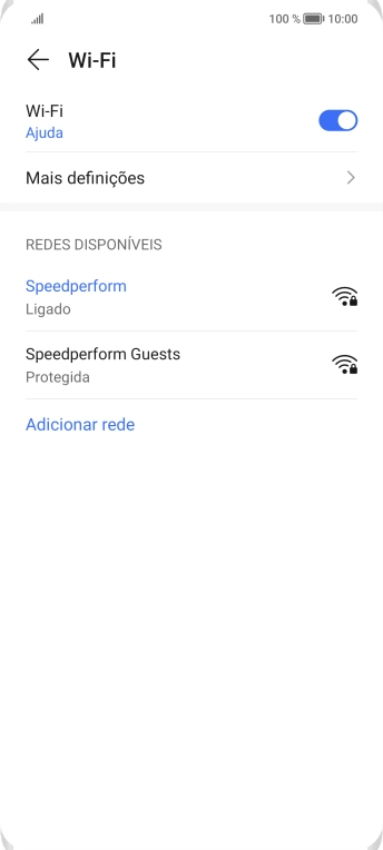 Para voltar ao ecrã inicial, deslize o dedo de baixo para cima a partir da base do ecrã.