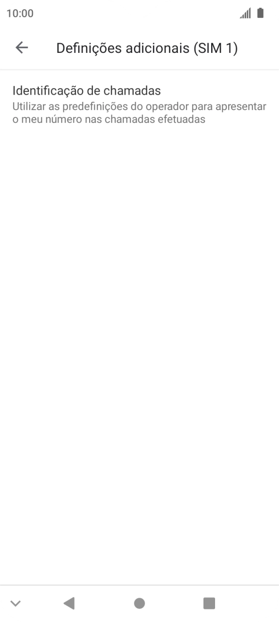 Prima Identificação de chamadas.