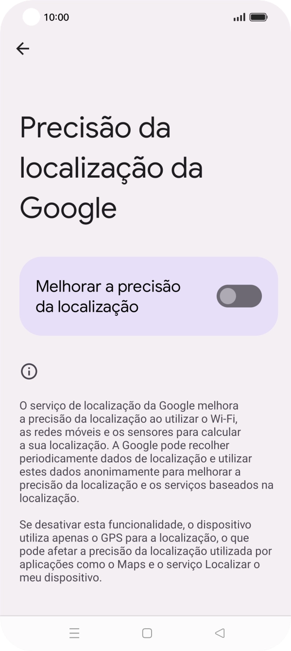 Se premir o indicador junto a 