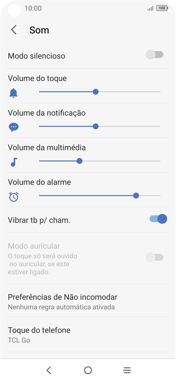 Prima Toque do telefone.