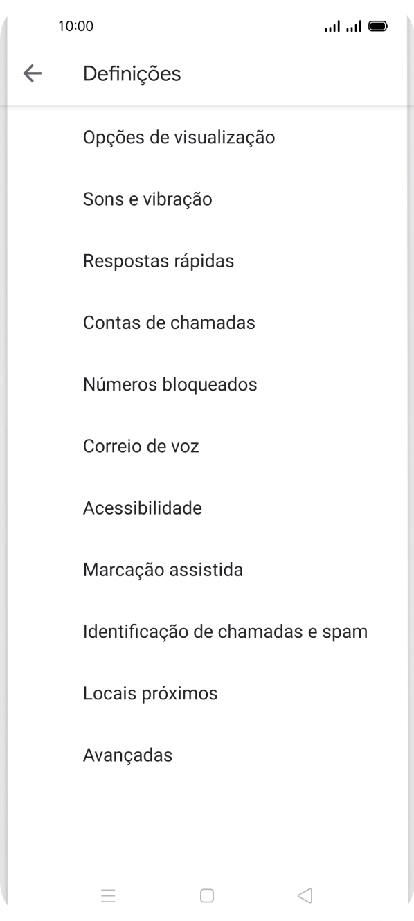 Prima Contas de chamadas.