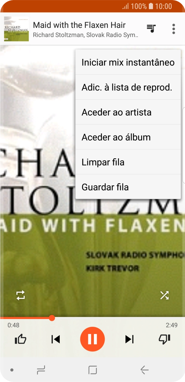 Prima Adic. à lista de reprod..