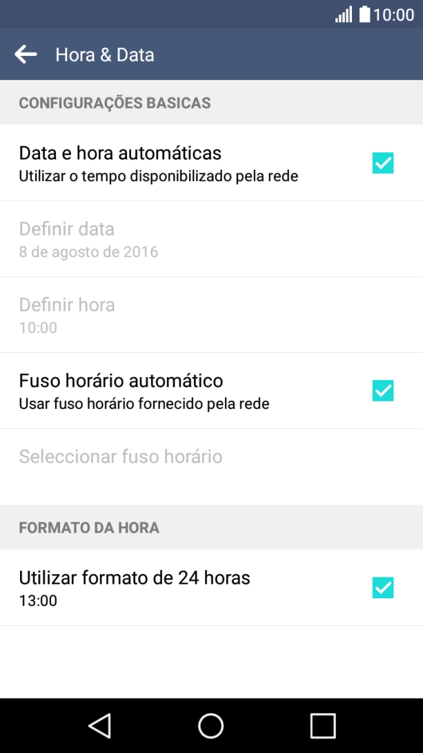 Prima a tecla de início para terminar e voltar ao ecrã inicial.