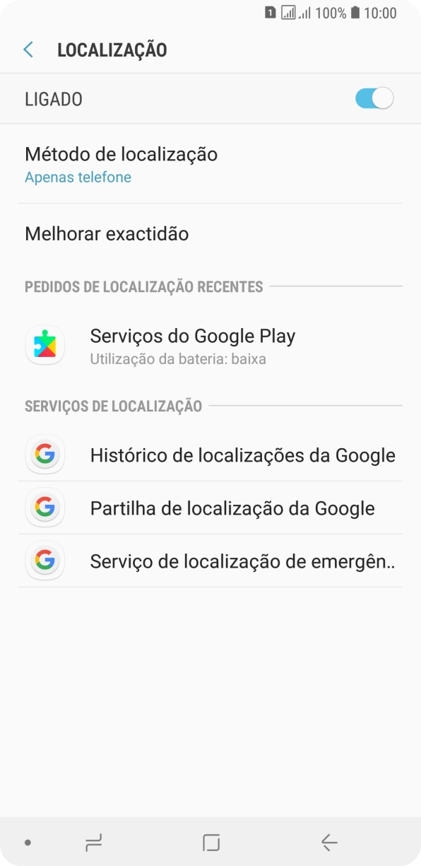 Prima Método de localização.