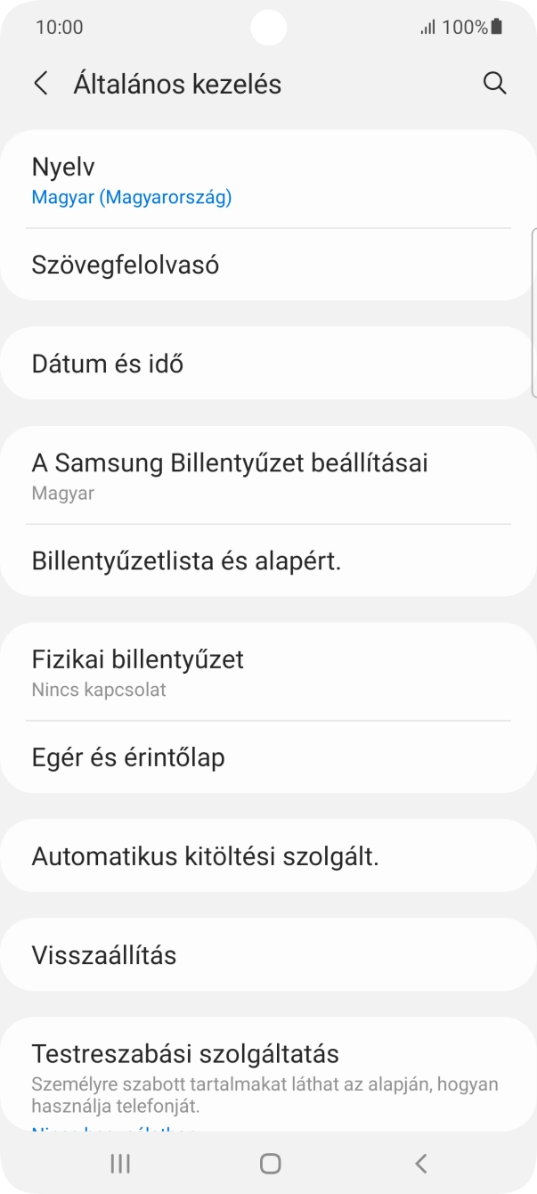 Válaszd a Visszaállítás lehetőséget.