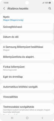 Válaszd a Visszaállítás lehetőséget.