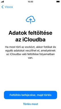 Válaszd a Törlés most lehetőséget.