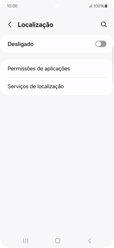 Prima o indicador para ativar ou desativar a função.