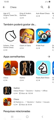 Prima a app pretendida.