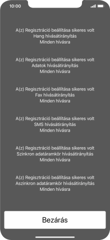 Válaszd a Bezárás lehetőséget.
